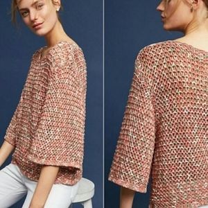 Moth Anthropologie Salina Loose Knit Oversized Sweater